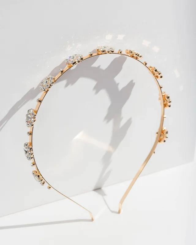 Crystal Multi Round Flower Headband sold by Collete Hayman