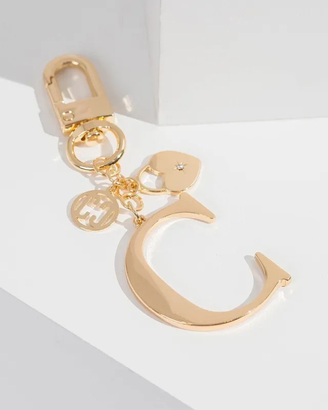 C - Initial Bag Charm Locket sold by Collete Hayman