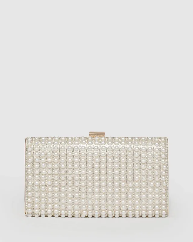 Pearl Thalia Hardcase Clutch Bag sold by Collete Hayman
