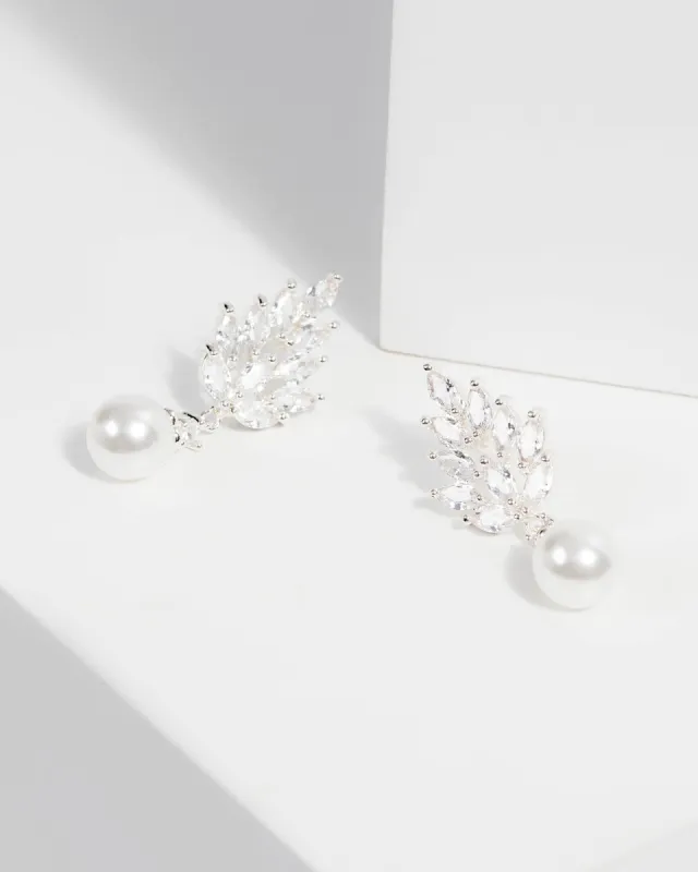 Cubic Zirconia Pear Drop Earrings sold by Collete Hayman