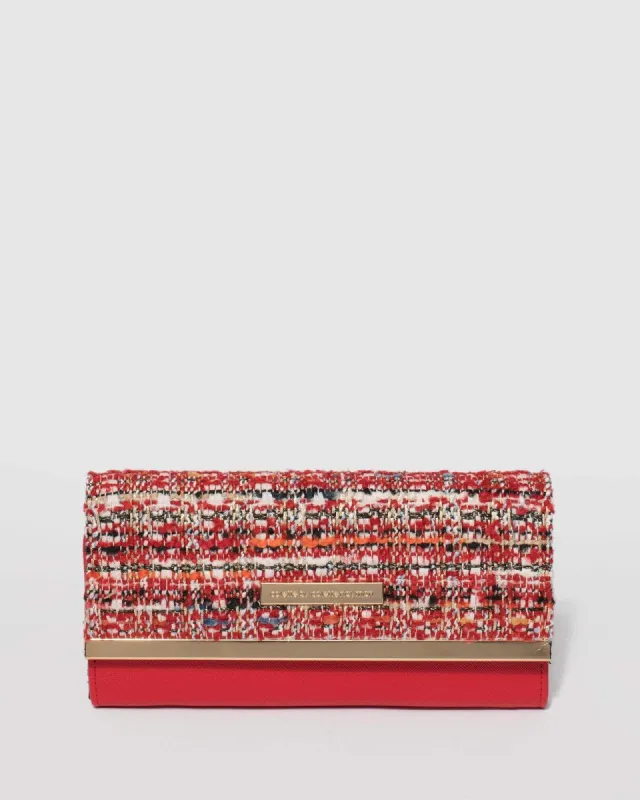 Red Natalie Plate Wallet sold by Collete Hayman