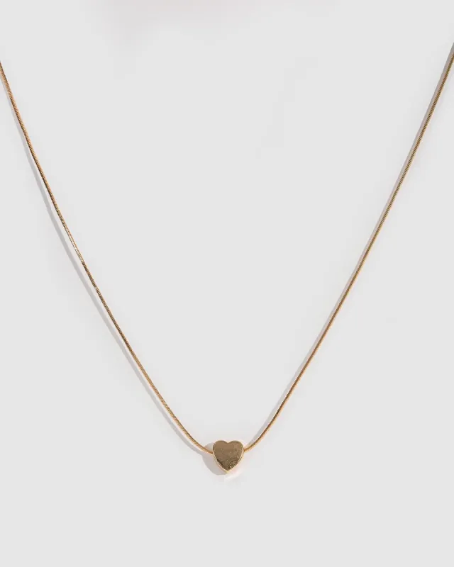 Gold Fine Heart Necklace sold by Collete Hayman