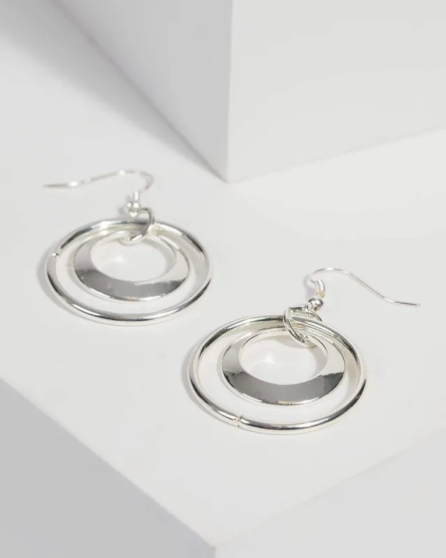 Silver Double Hook Earrings sold by Collete Hayman