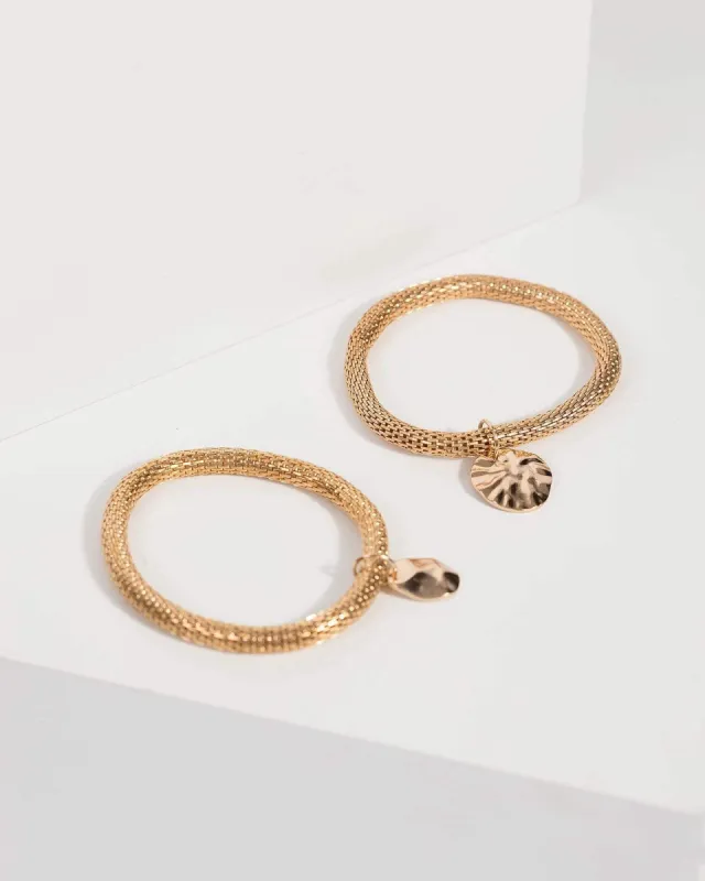 Gold Heavy Chain Pendant Bracelet Bracelet sold by Collete Hayman