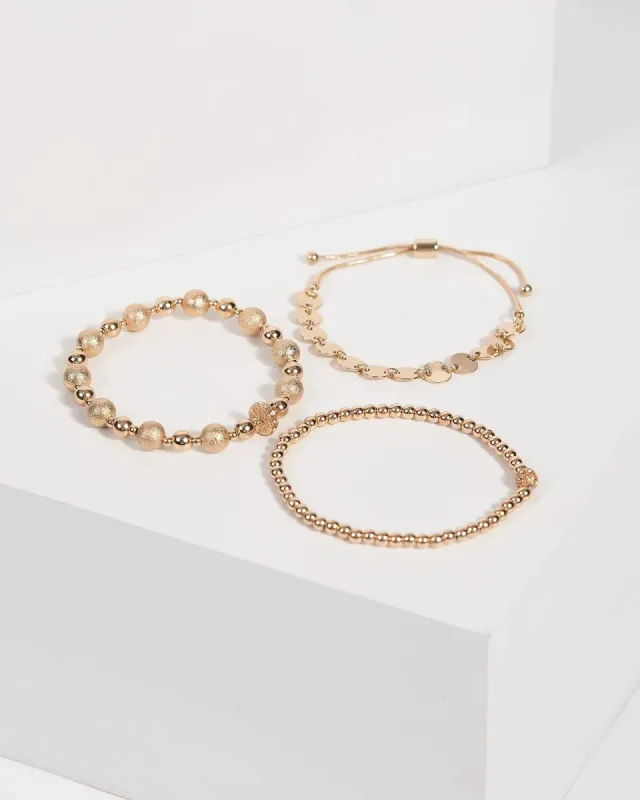 Gold Layered Beaded Bracelet sold by Collete Hayman
