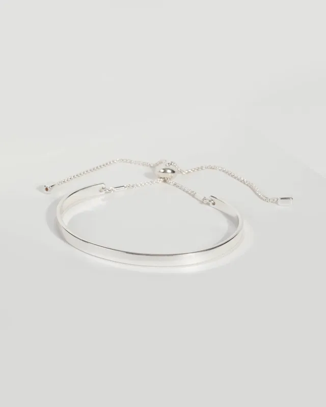 Silver Metal Band Bracelet sold by Collete Hayman