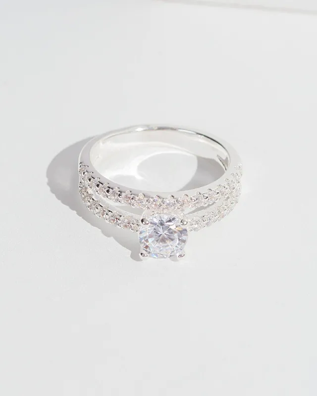 Crystal Double Band Ring sold by Collete Hayman