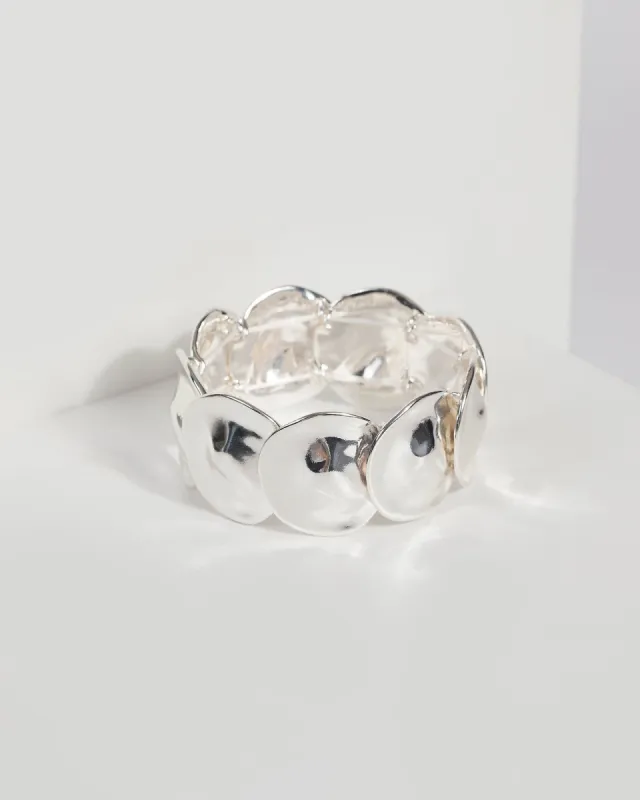 Silver Organic Stretch Bracelet sold by Collete Hayman