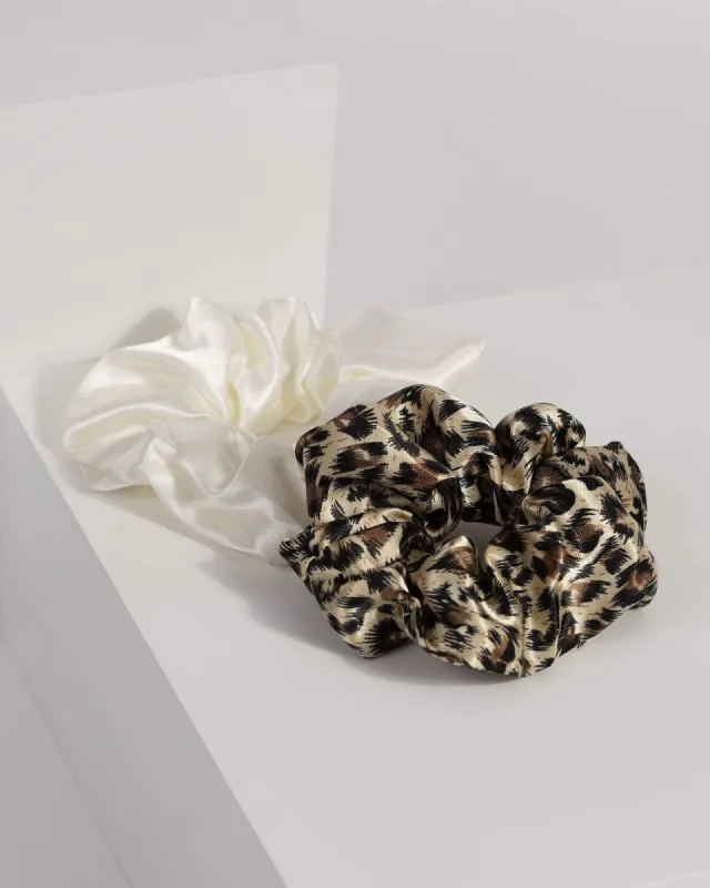 Multi Colour Large Satin Scrunchies sold by Collete Hayman