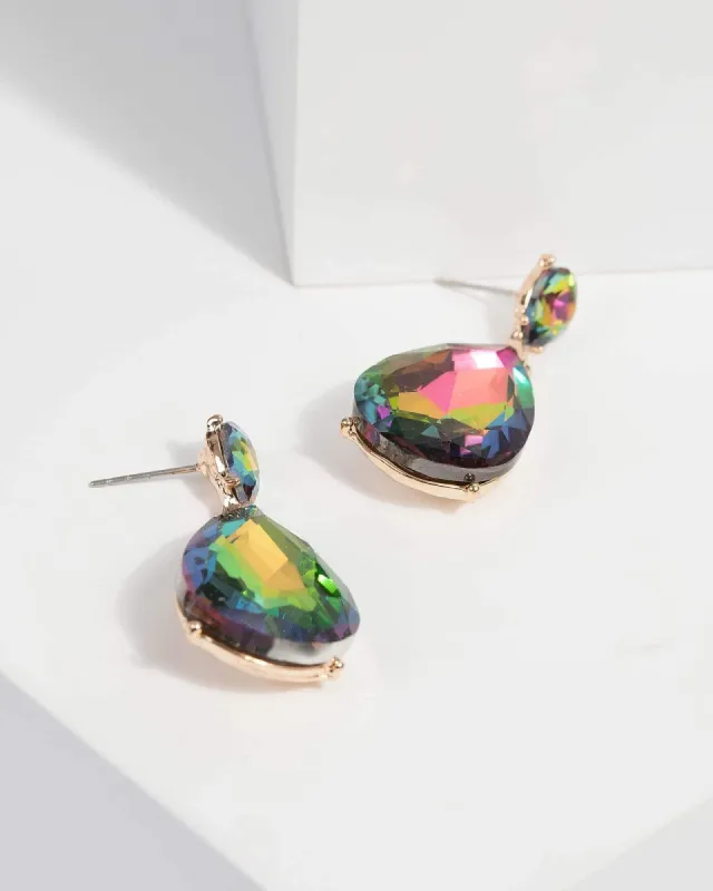 Multi Stud Teardrop Earrings sold by Collete Hayman