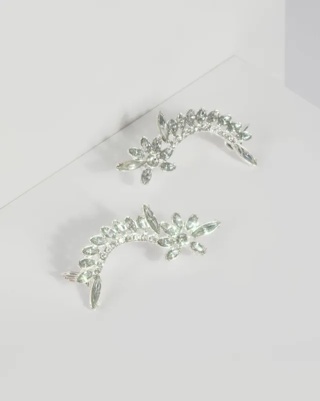 Silver Crystal Ear Cuff sold by Collete Hayman