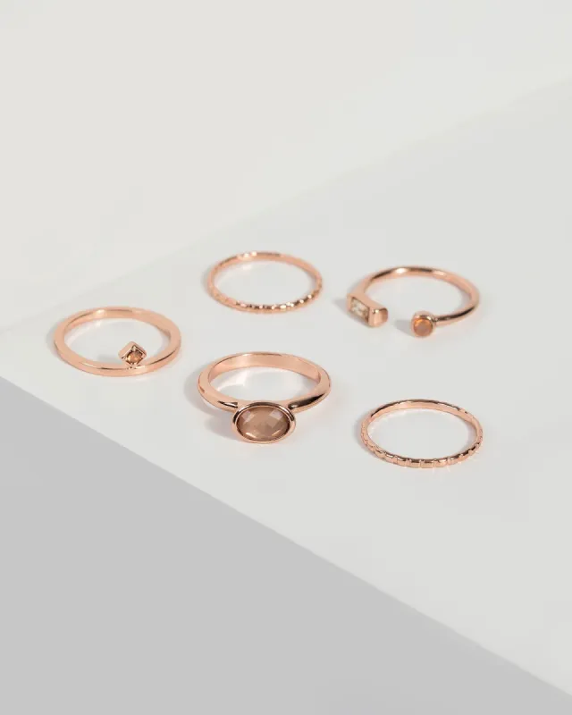 Rose Gold Assorted Stackable Rings sold by Collete Hayman
