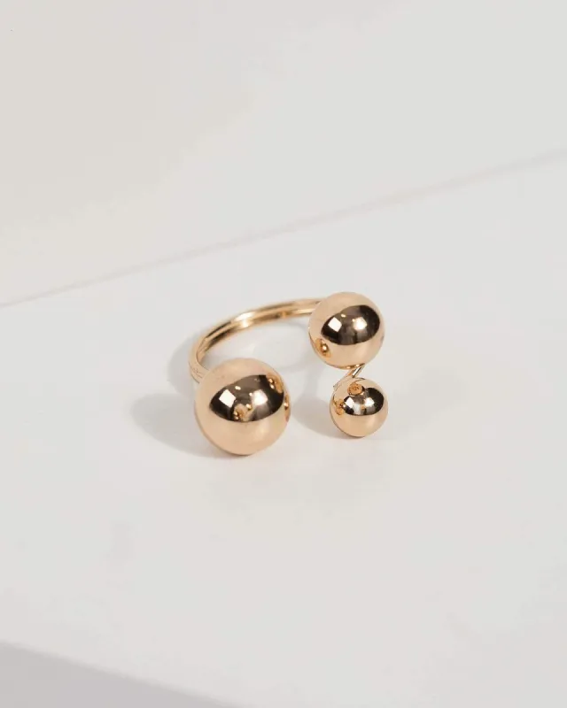 Gold Beaded Ring sold by Collete Hayman