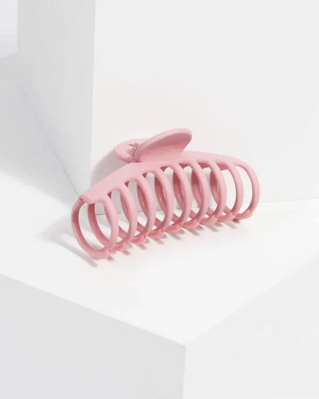 Pink Long Claw Hair Clip sold by Collete Hayman