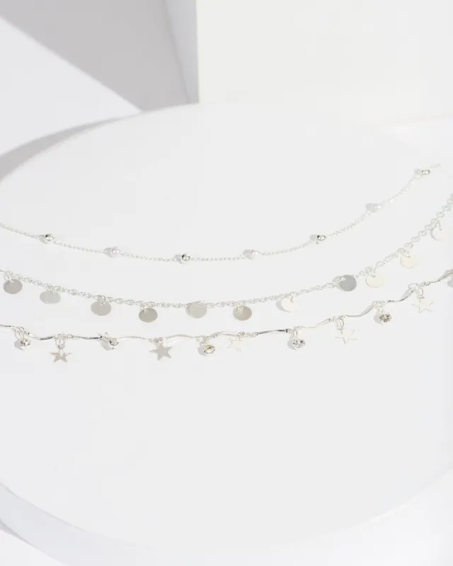 Silver Star Anklet Pack sold by Collete Hayman