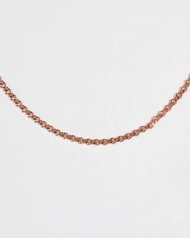 Rose Gold Fine Chain Necklace sold by Collete Hayman