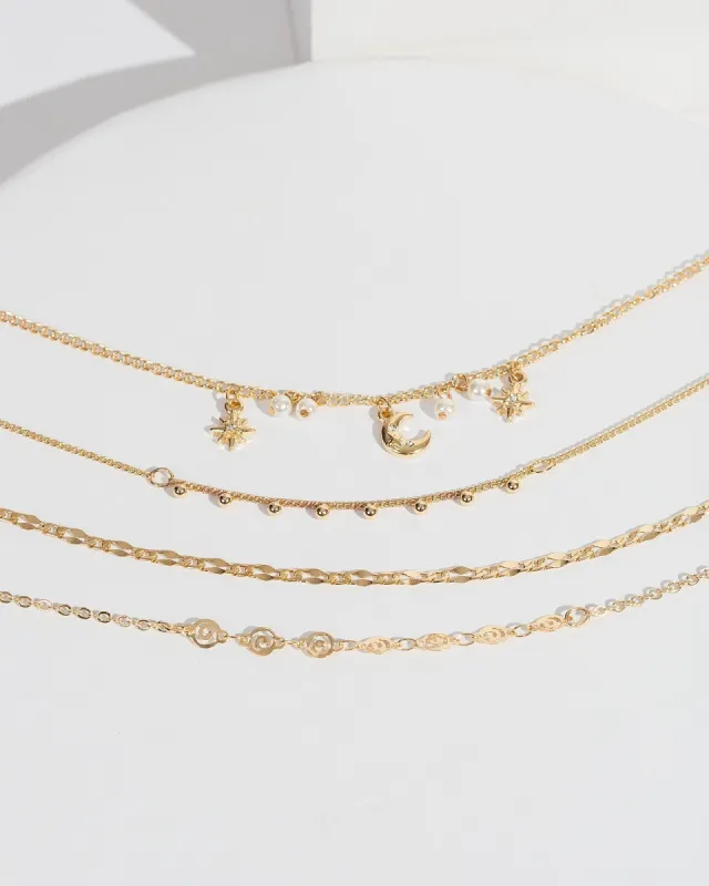 Gold Star Moon Bracelet Pack sold by Collete Hayman