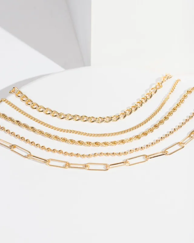 Gold Chain Anklet Pack sold by Collete Hayman