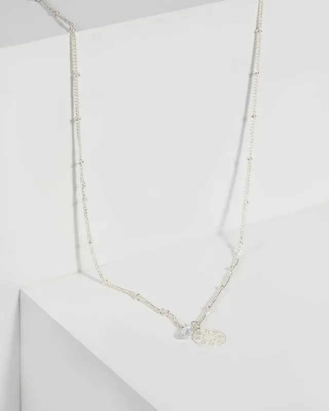 Crystal Filigree Pave Necklace sold by Collete Hayman