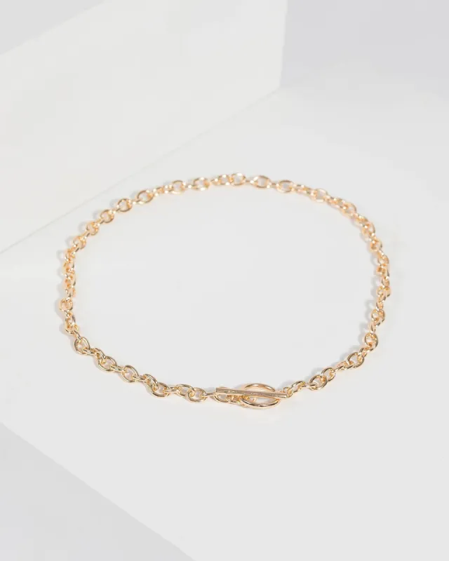 Gold Toggle Medium Chain Necklace sold by Collete Hayman
