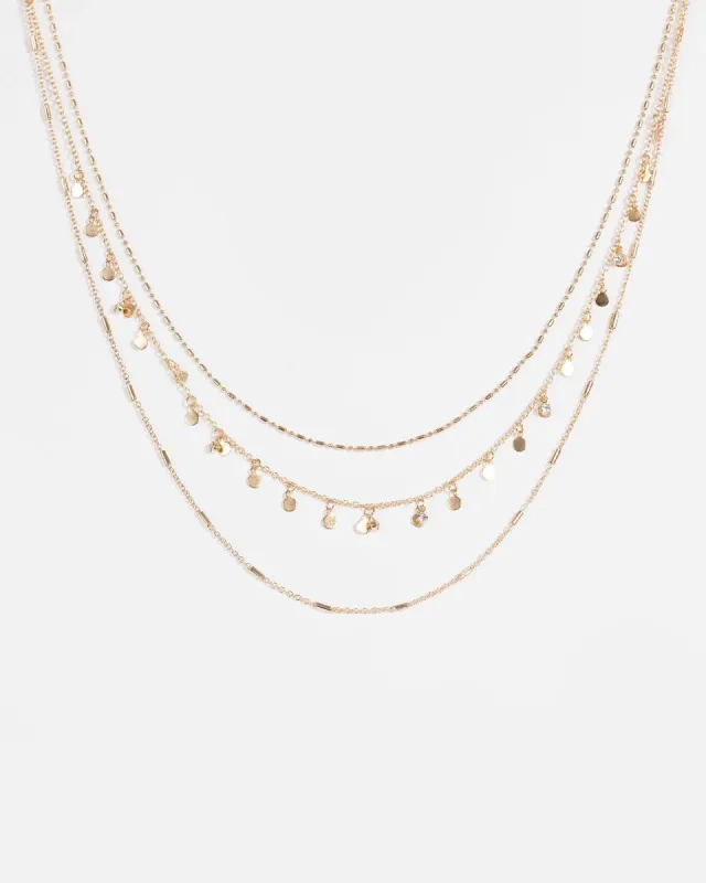 Gold Multi Fine Chain Necklace sold by Collete Hayman