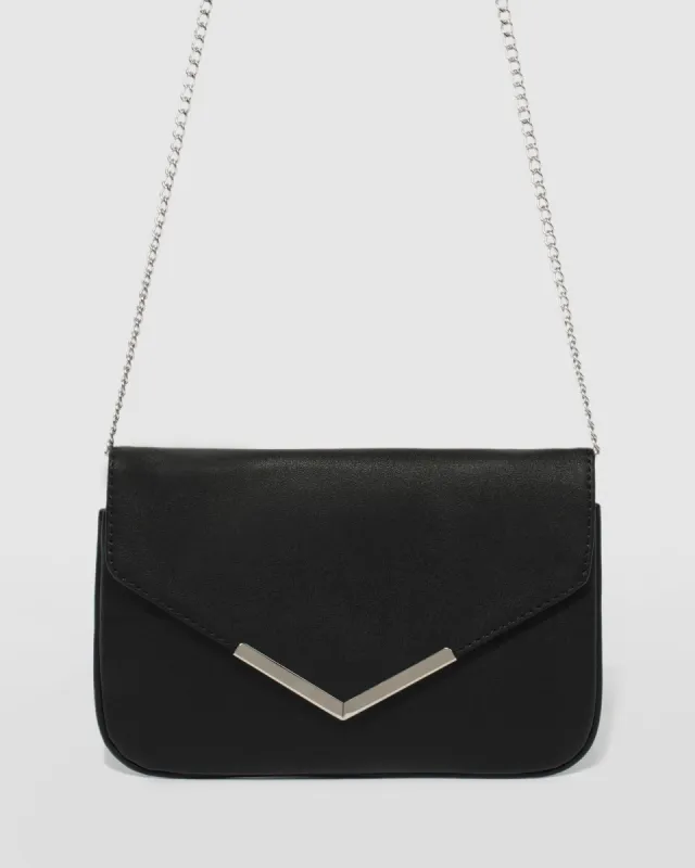 Black Indy Clutch Bag sold by Collete Hayman