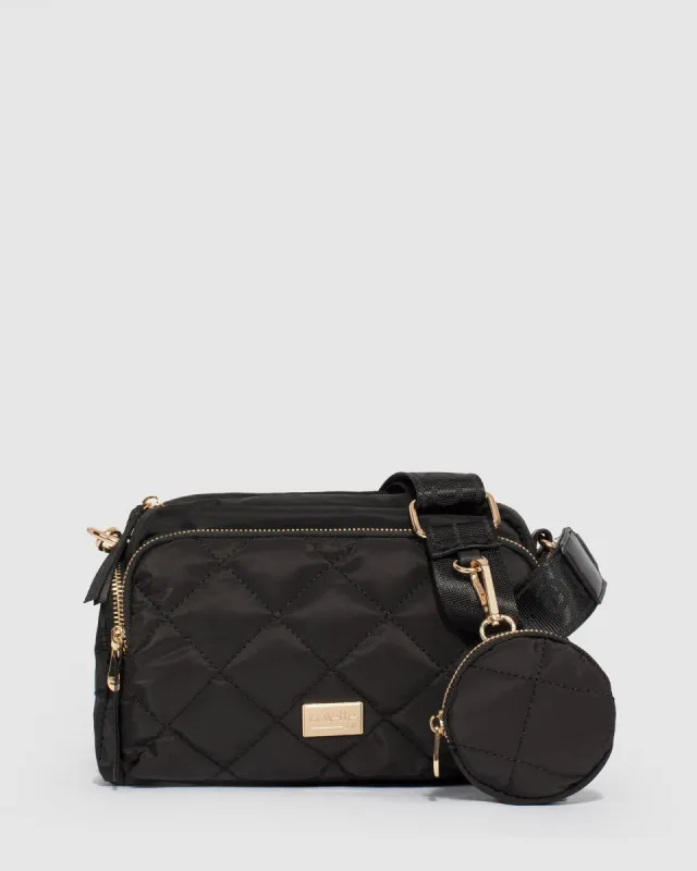 Black Harper Nylon Crossbody Bag sold by Collete Hayman