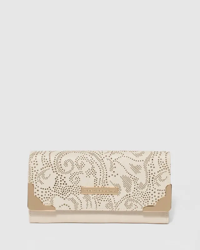 Ivory Gemma Punchout Wallet sold by Collete Hayman