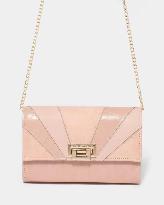 Pink Jordan Eve Clutch Bag sold by Collete Hayman