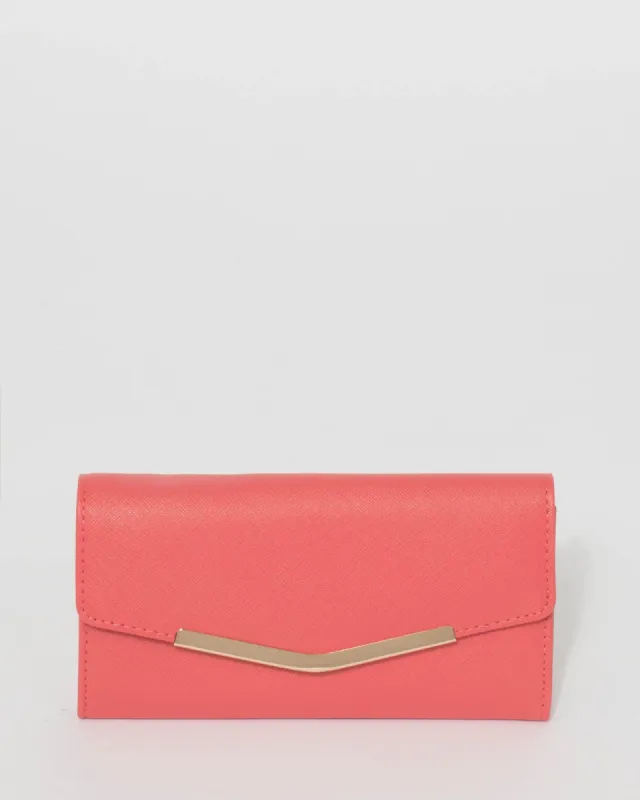 Coral Cassandra Wallet sold by Collete Hayman