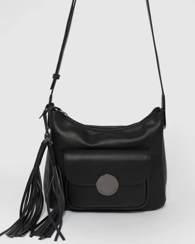 Black Hadley Cross Body Bag sold by Collete Hayman