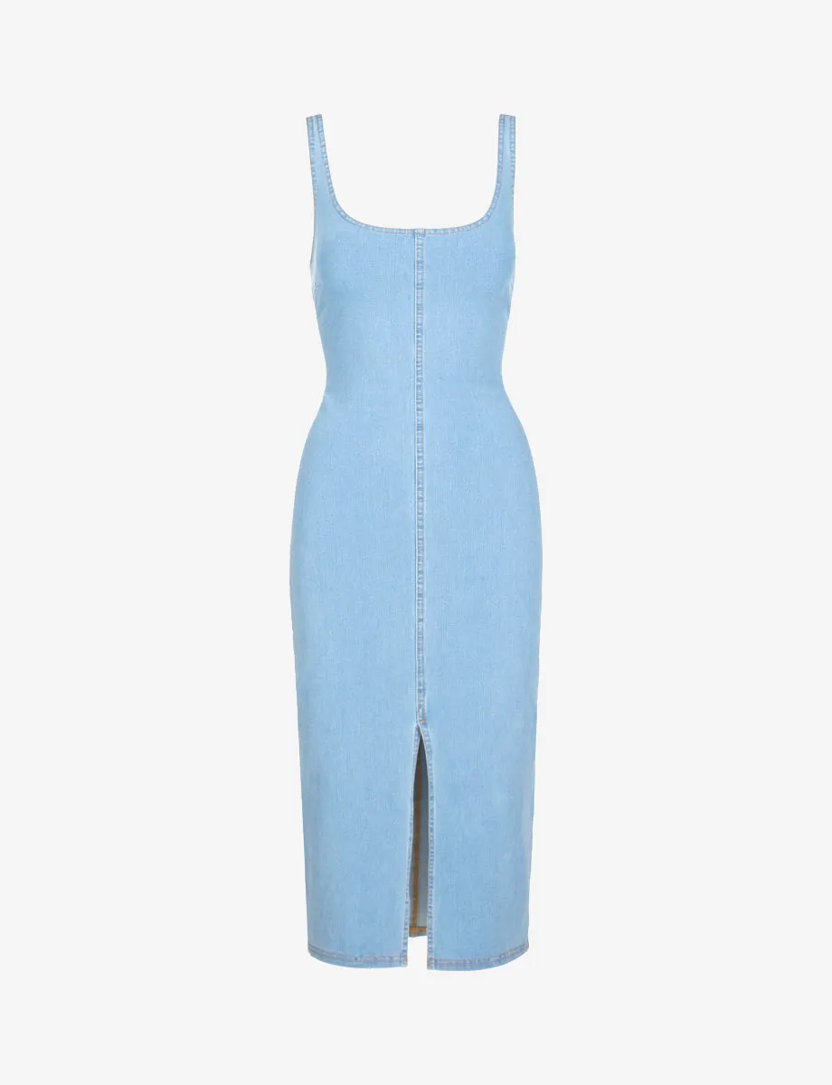 Do It All Denim™ Midi Tank Dress sold by Commando product image thumbnail 4