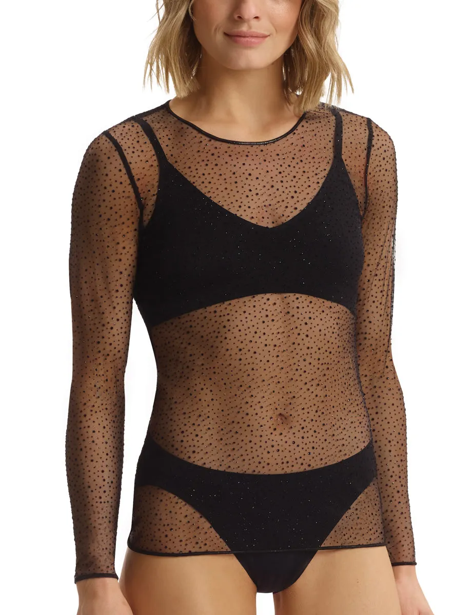 Starlight Mesh Long Sleeve Top sold by Commando product image thumbnail 3