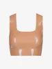 Faux Patent Leather Crop Top sold by Commando
