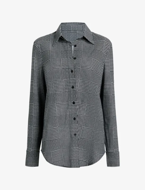 Classic Printed Oversized Button Down Shirt sold by Commando