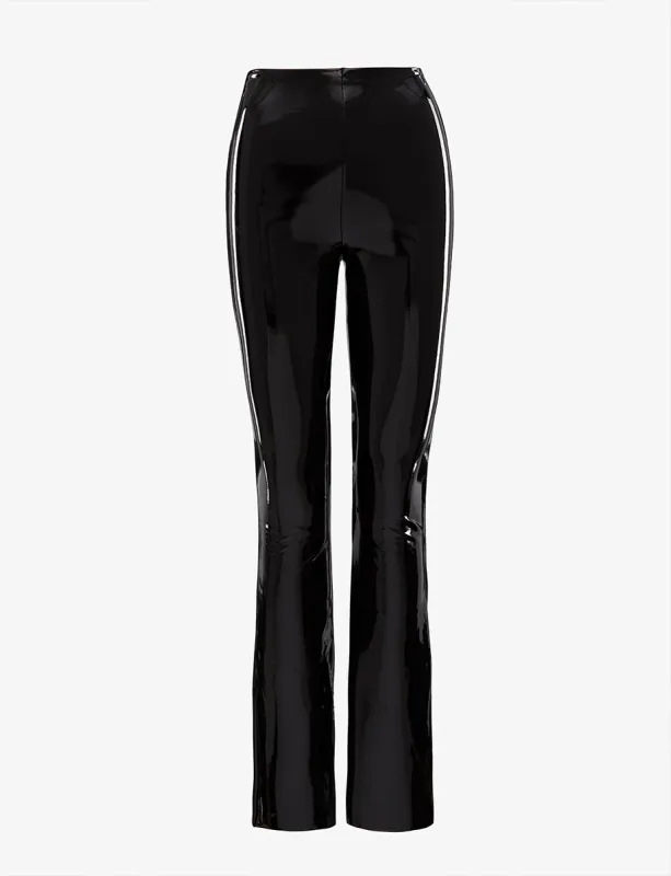 Faux Patent Leather Flare Legging sold by Commando