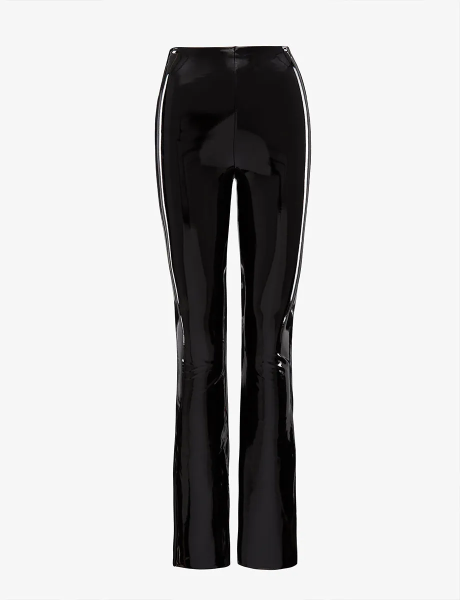 Faux Patent Leather Flare Legging sold by Commando