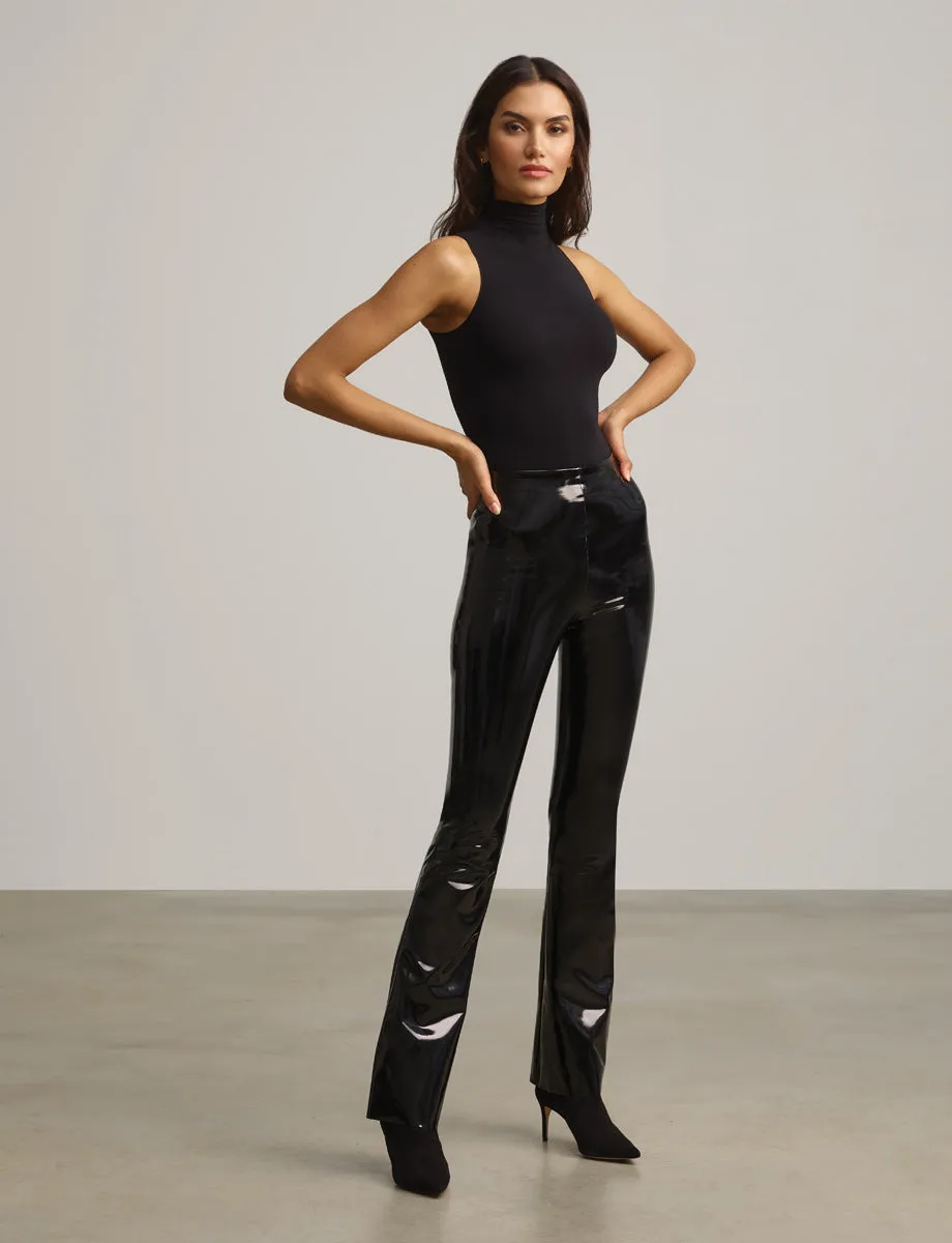Faux Patent Leather Flare Legging sold by Commando product image thumbnail 4