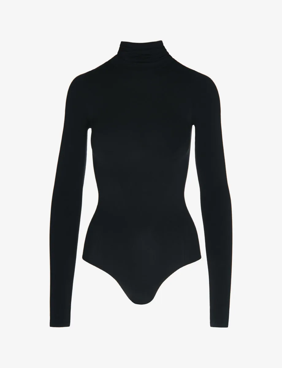 Ballet Long Turtleneck Bodysuit with Thumbholes sold by Commando