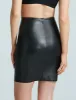 Faux Leather Mini Skirt sold by Commando