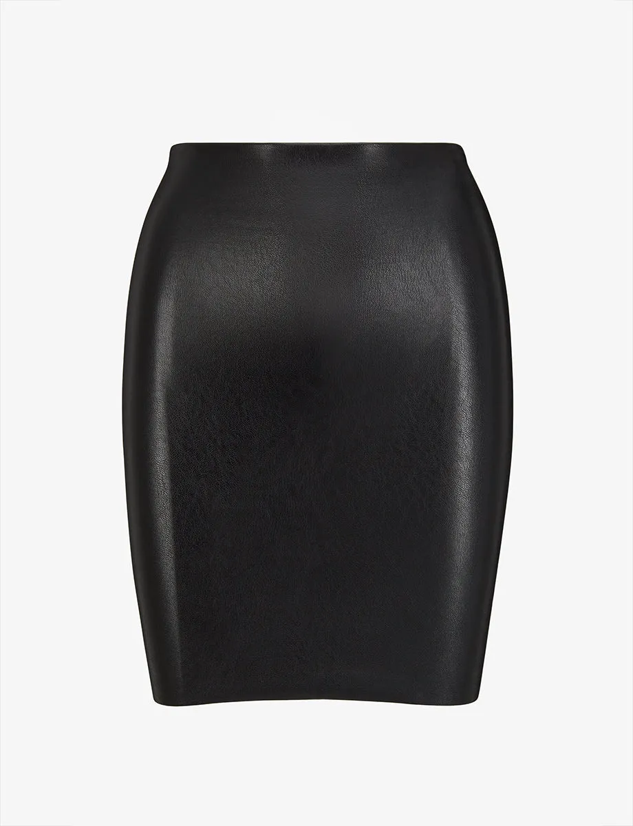 Faux Leather Mini Skirt sold by Commando