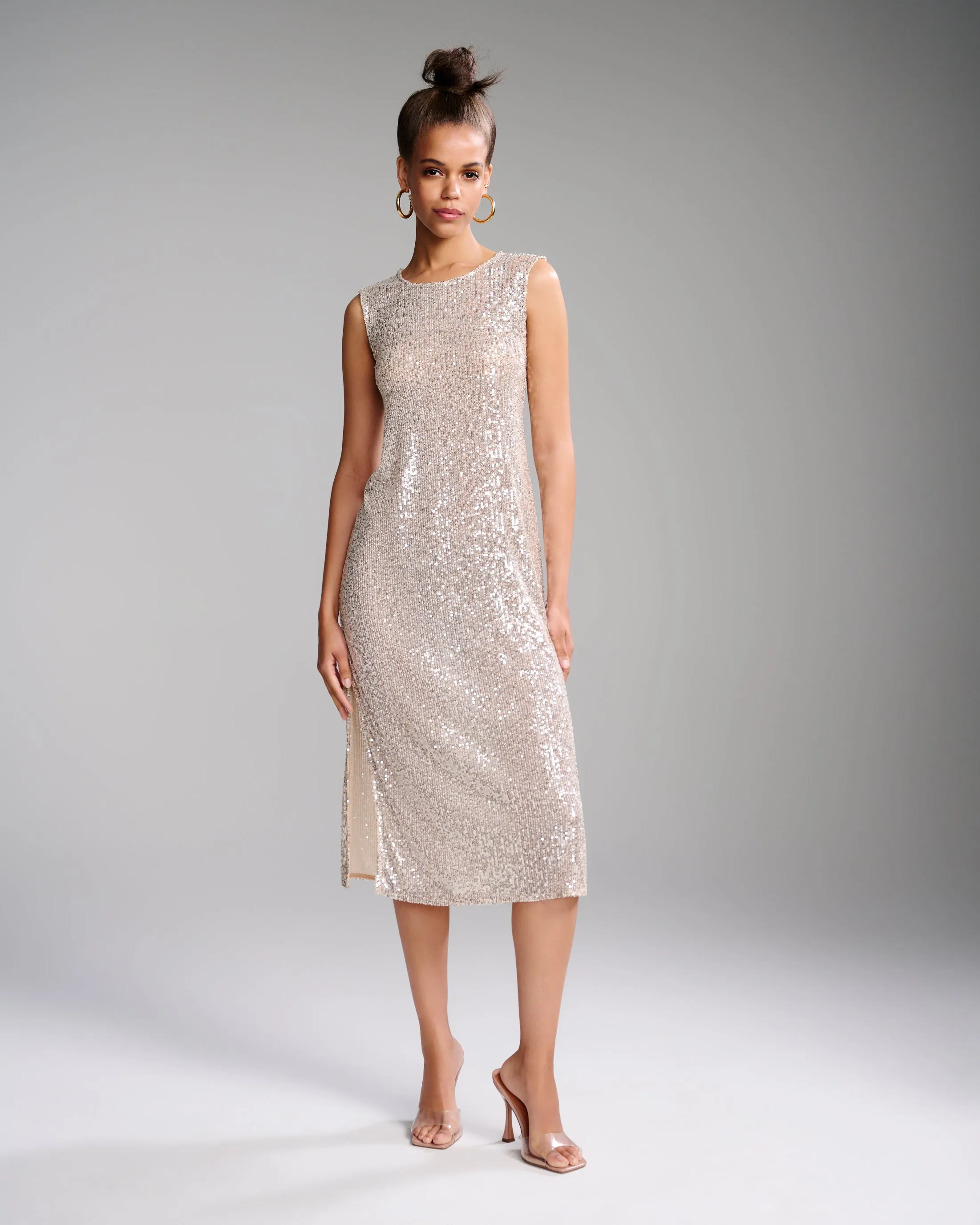 Sequin Mesh Midi Dress sold by Commando product image thumbnail 2