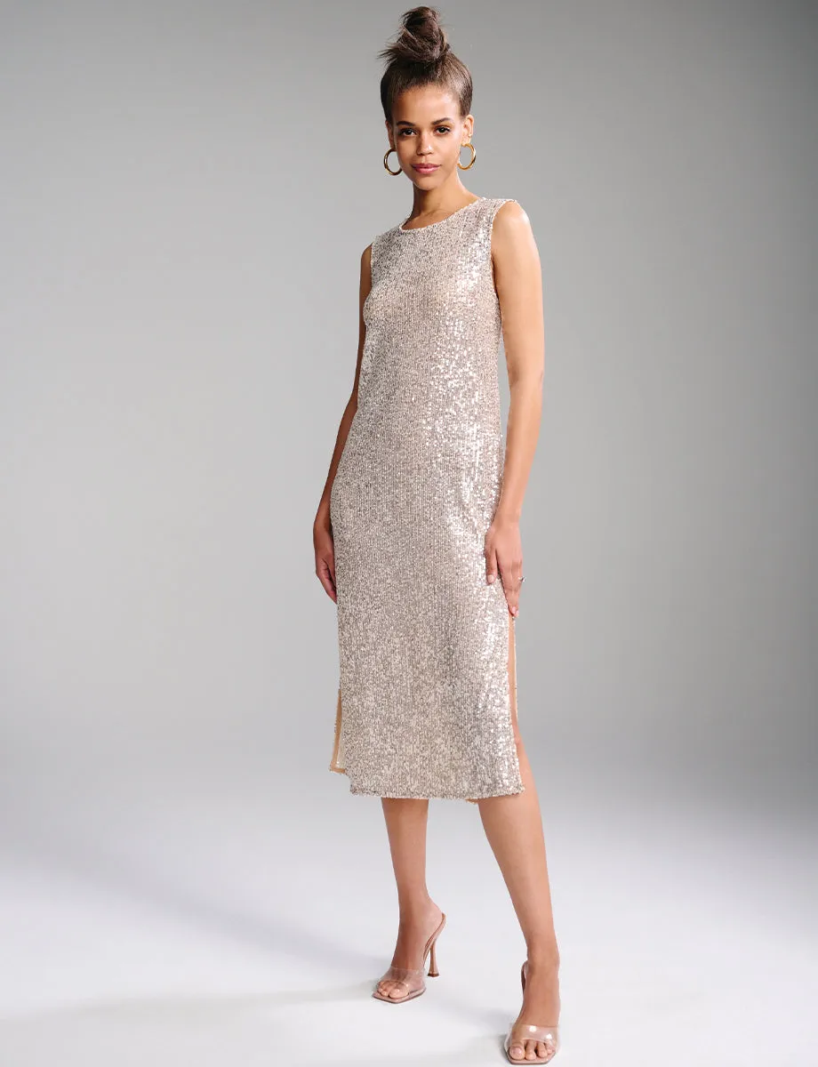 Sequin Mesh Midi Dress sold by Commando product image thumbnail 3