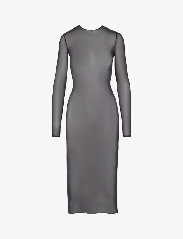 Chic Mesh Long Sleeve Midi Dress sold by Commando