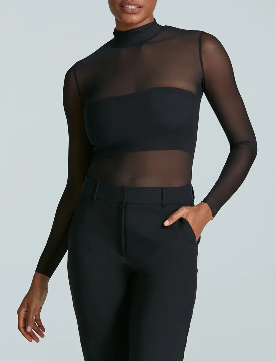 Chic Mesh Long Sleeve Turtleneck sold by Commando product image thumbnail 2