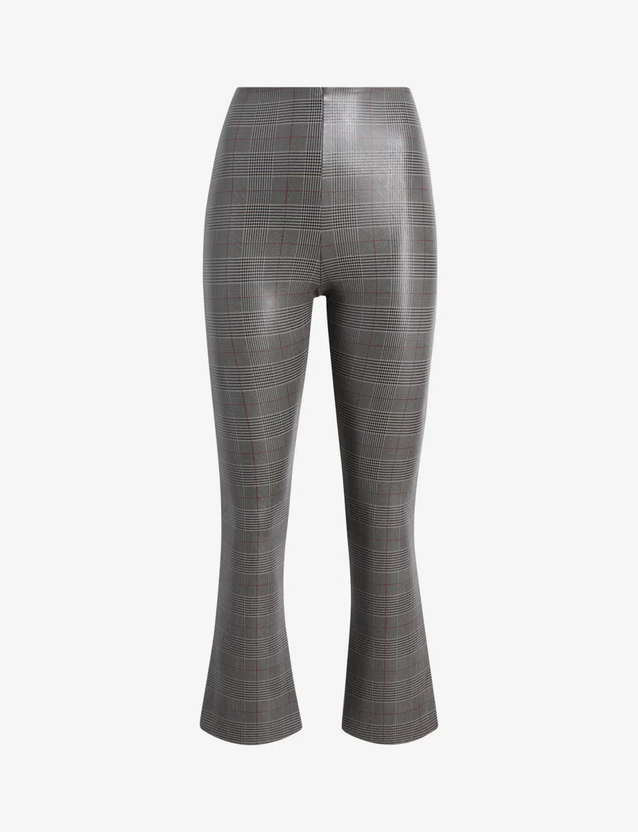 Faux Leather Print Cropped Flare sold by Commando