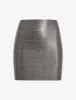 Faux Leather Print Micro-Mini Skirt sold by Commando
