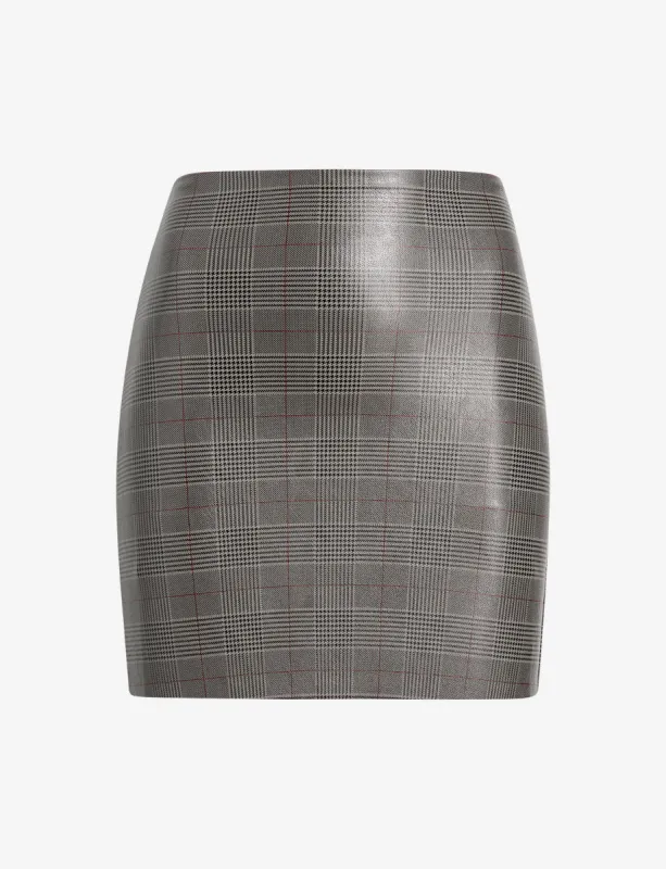 Faux Leather Print Micro-Mini Skirt sold by Commando