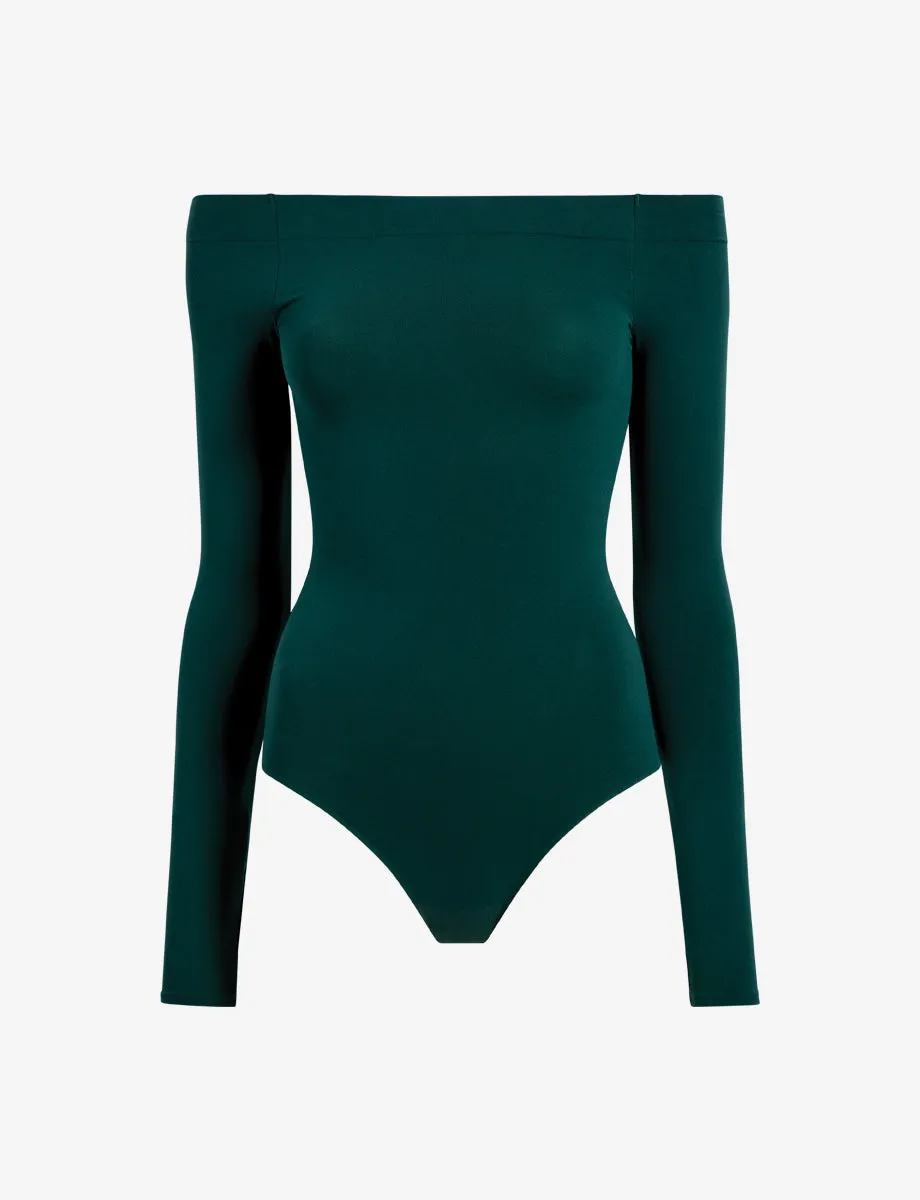 Ballet Off-Shoulder Bodysuit with Thumbholes sold by Commando product image thumbnail 4