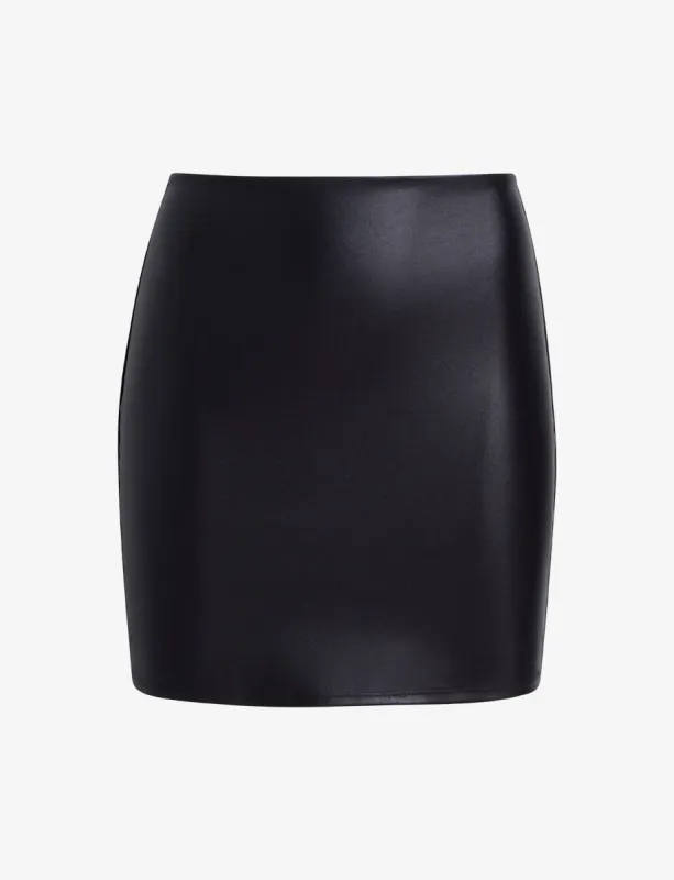 Matte Metallic Micro-Mini Skirt sold by Commando